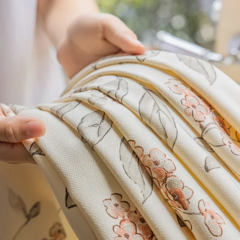 

Полузатемняющие пасторальные тюлевые шторы с цветком груши для гостиной, спальни, кабинета, оконные шторы на заказ, фильтрация света