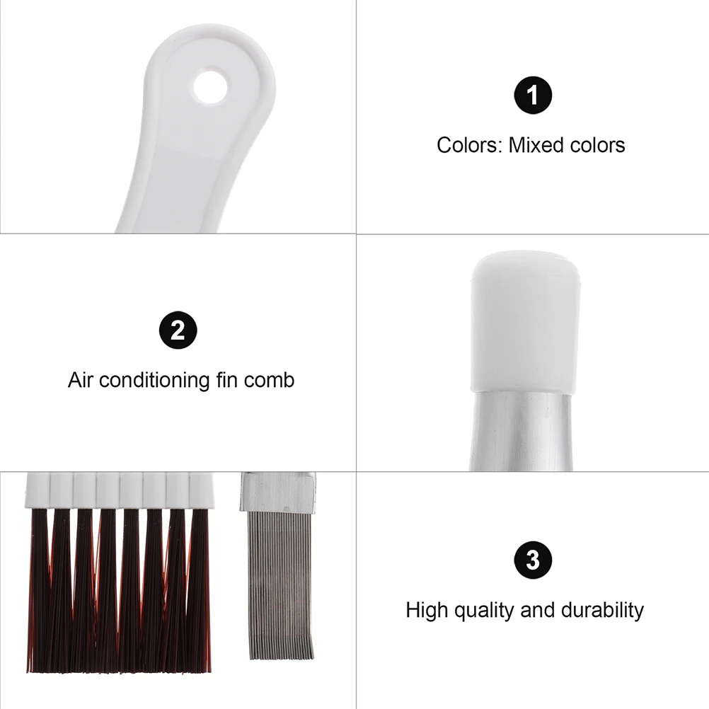 

1 set Stainless Steel Fin Combs Condenser Cleaning Tools Radiator Brushes Air Conditioner Vents Straightener Refrigerator Fin