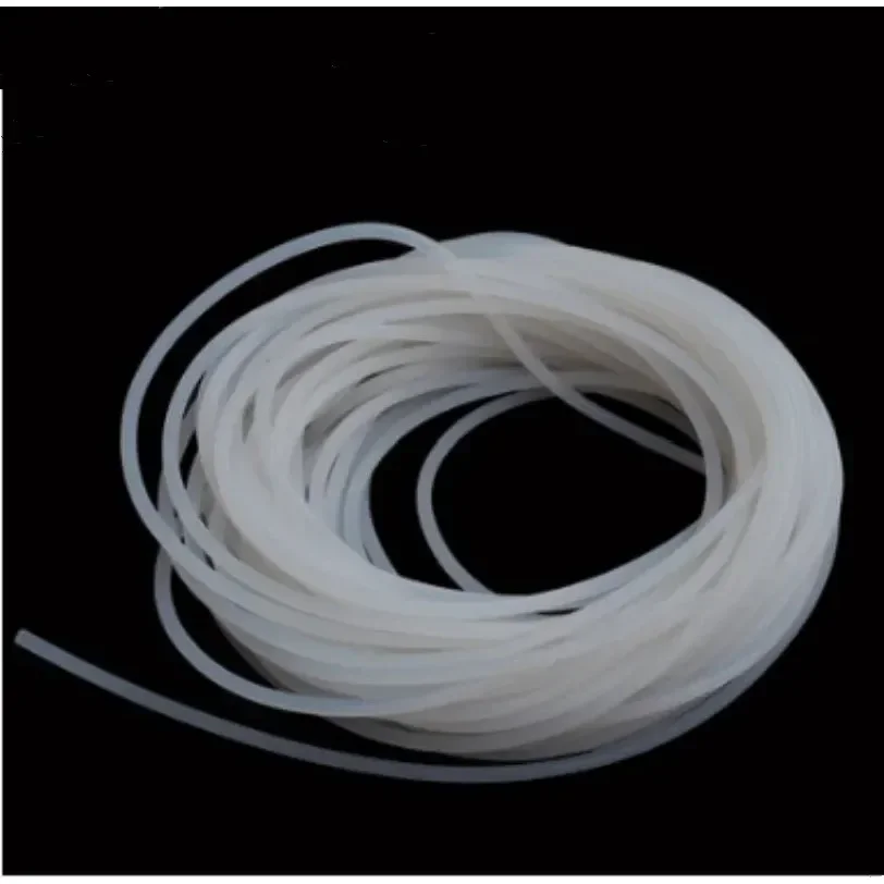 O Type Silicone Solid Seal Strip Round White Round Solid Silicone Cord Rubber Rod Bar Silicone Rubber Gasket Trim Seal Strips
