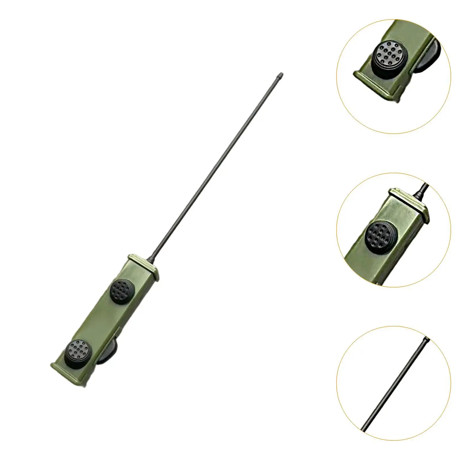 Telefon w skali 1/6 DIY miniaturowe talkie dla 12-calowej męskiej figurki