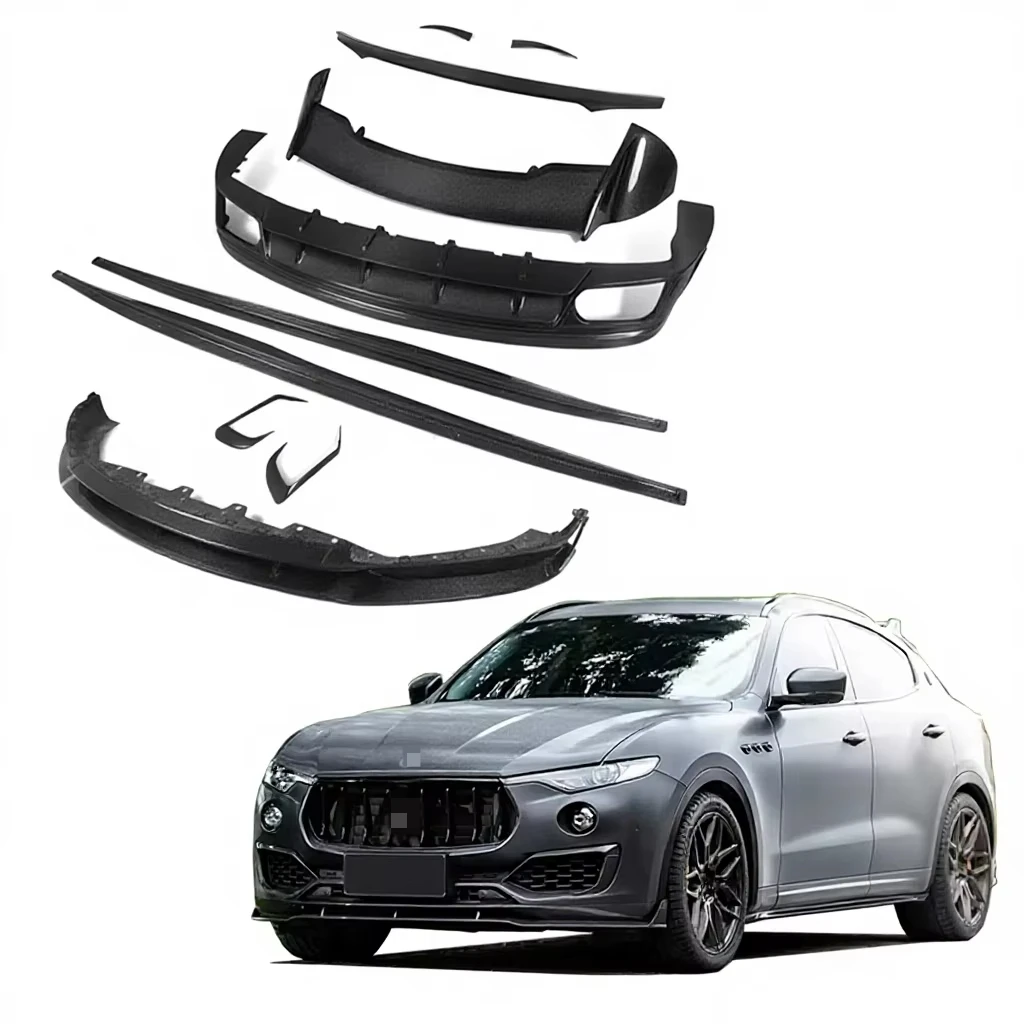 

Top Ranking PK Body Kit forMaserati Levante Carbon Fiber Body Kit Front Lip Tuyere Rear Diffuser Spoiler Top Wing 2016-2022