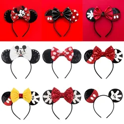 Disney Mickey Hair Accessories Women's Dress Up Hair Accessories Party Holiday Children's Mickey Hair Hoops