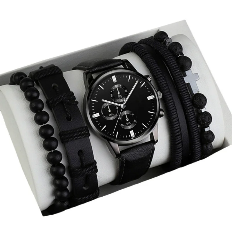 Nowa męska moda codzienna Kombinezon handlu zagranicznego Trend hurtowy Sportowy męski zegarek na pasku Zegarek biznesowy transgraniczny