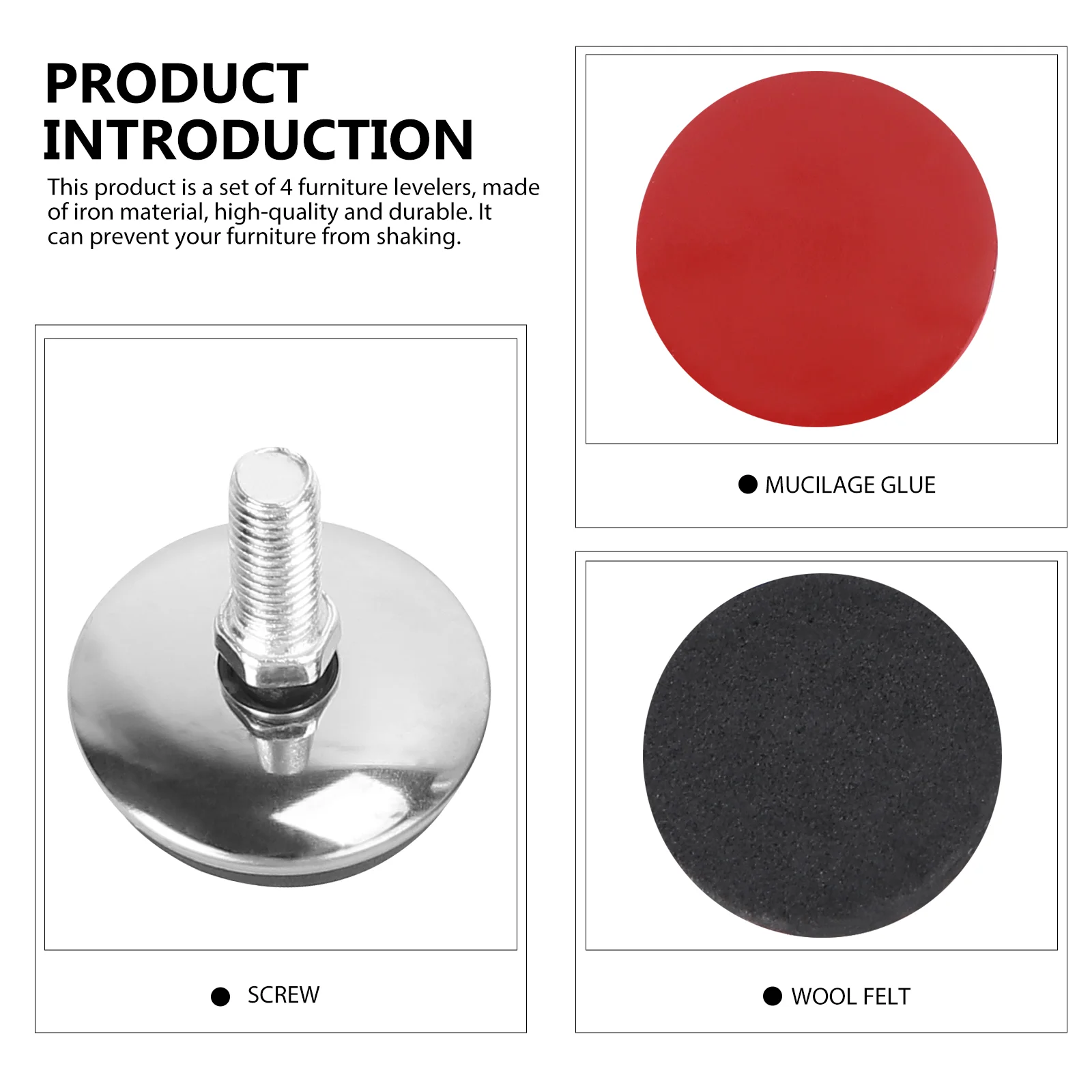 Bedside Anchor Fixator Self-adhesive Frame Anti-Shake Tool Fasteners Support Stabilizer Furniture