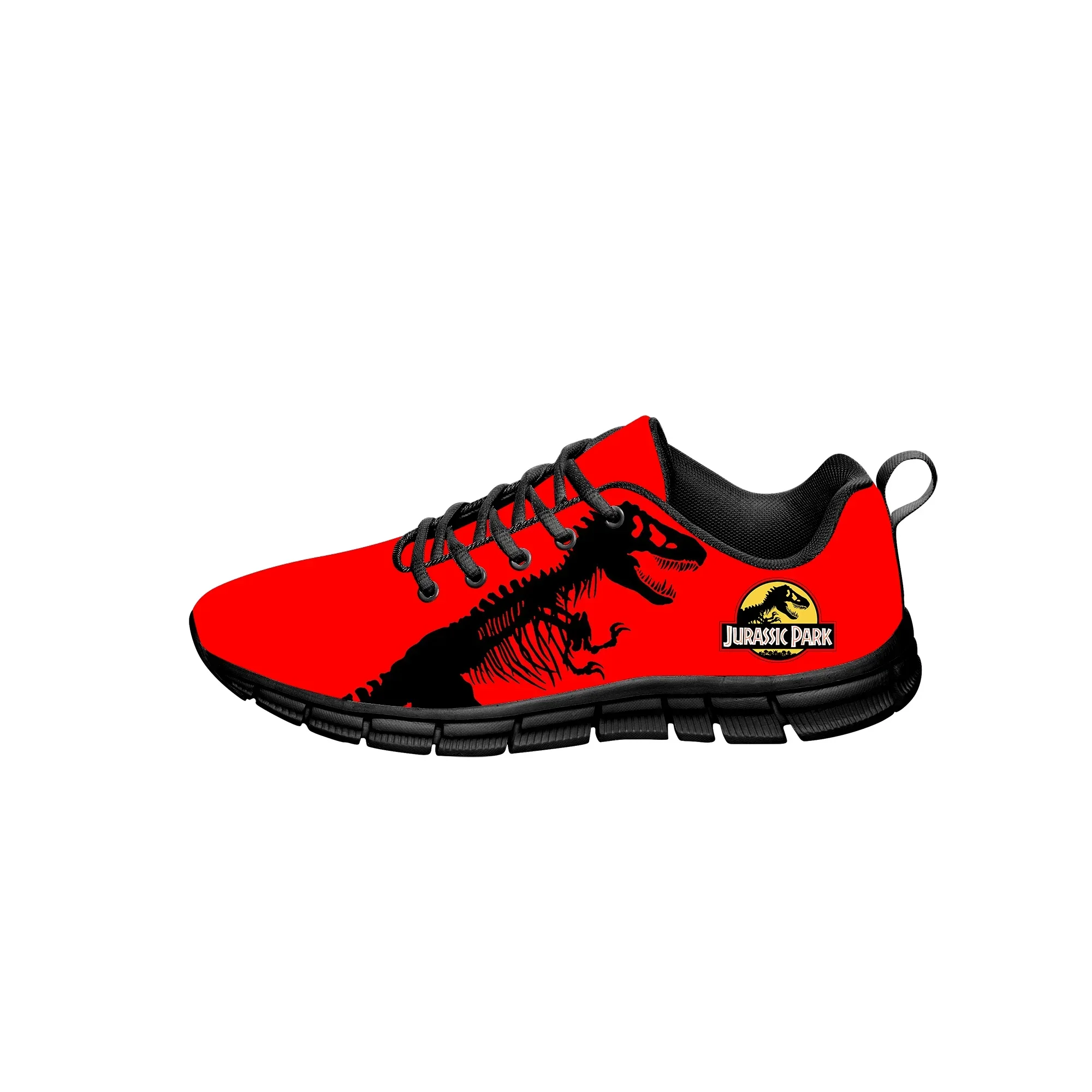 Jurassic Dinosaur World Park Sneakers Mens Womens Teenager Fashion Casual Shoes Canvas Running 3D Printed Shoes Lightweight shoe