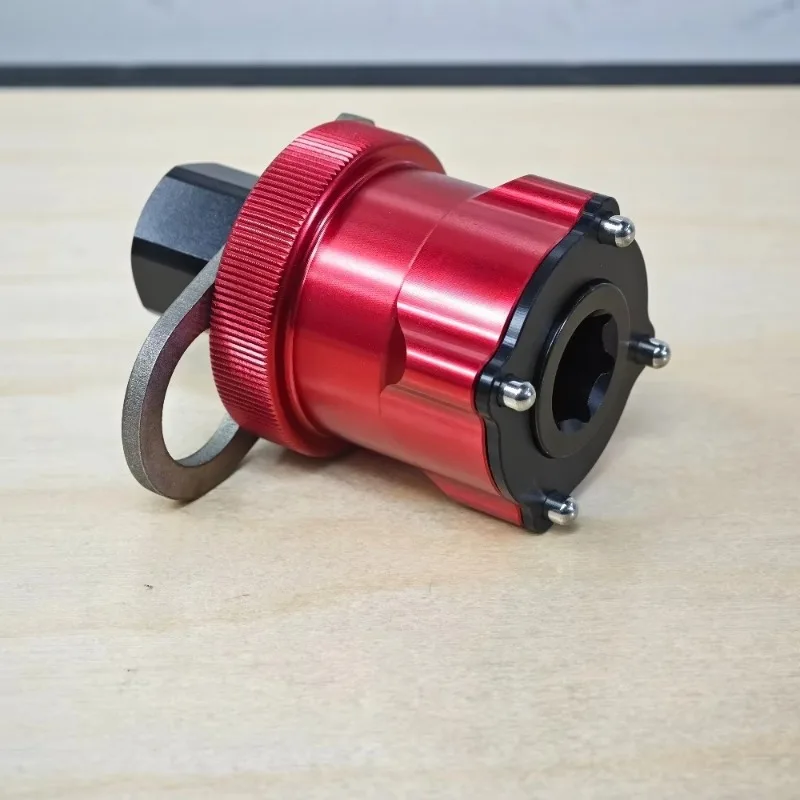 38mm Fork Cap Removal Socket – Motorcycle Suspension Top Cap Nut Tool for Repair & Modification