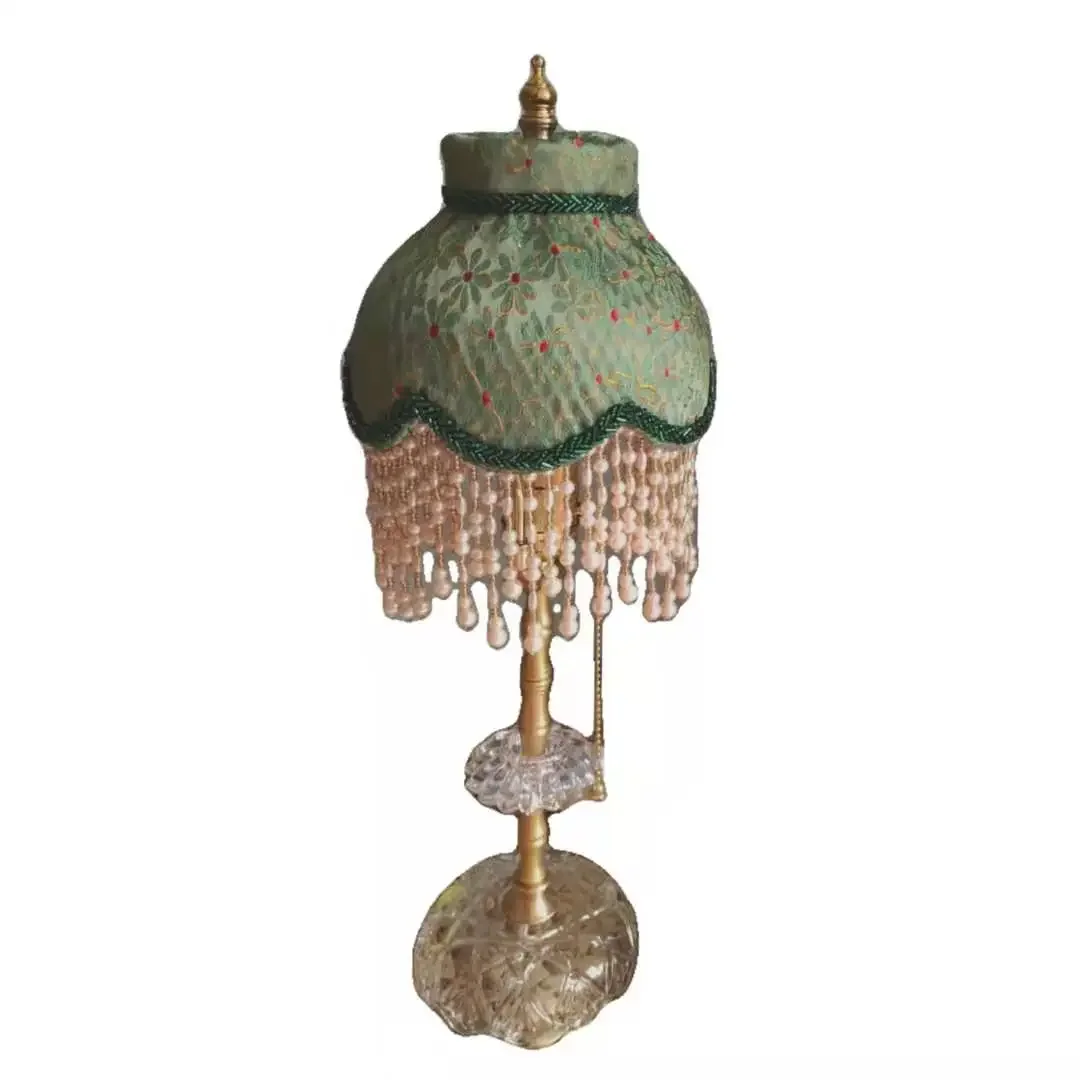 Handmade custom vintage green fresh living room  light bedroom night light atmosphere creative gift