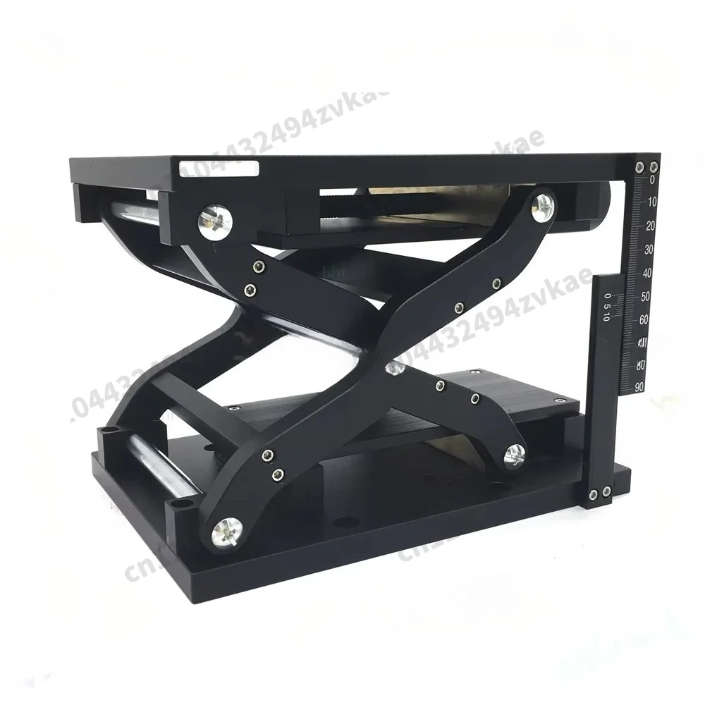 Stage Displacement Platform 120*80 210*150mm HTZ120 HTZ210Z Axis Scissor Manual Sliding Table Vertical Lifting Platform Linear