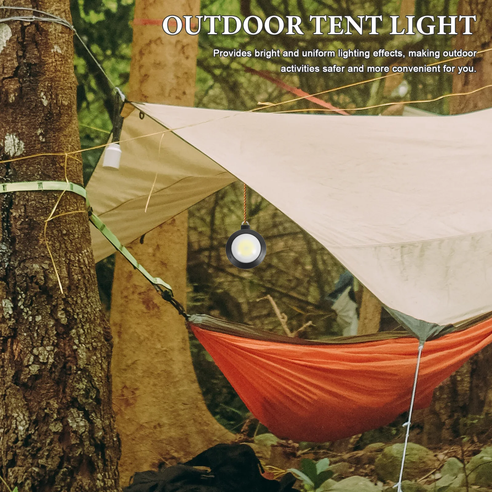 

Portable Camping Light Led Lantern For Tent Hanging Bright Long-Lasting Illumination Emergency Survival Gear Hiking