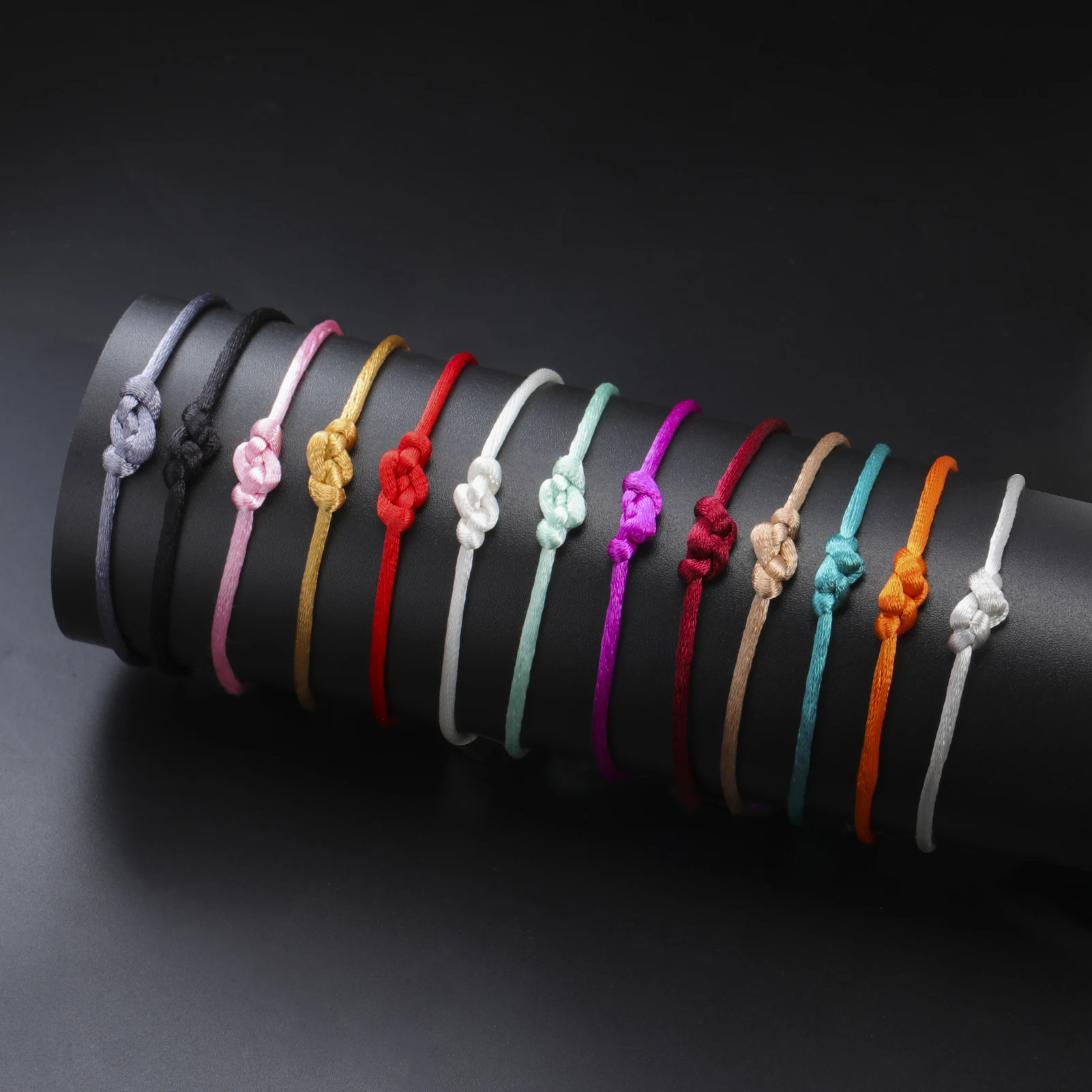 COOLTIME Einstellbare Glück Knoten Armband Hand Gewebtes Seil Charm Armband Schmuck Zubehör Großhandel Neue – Detail 1