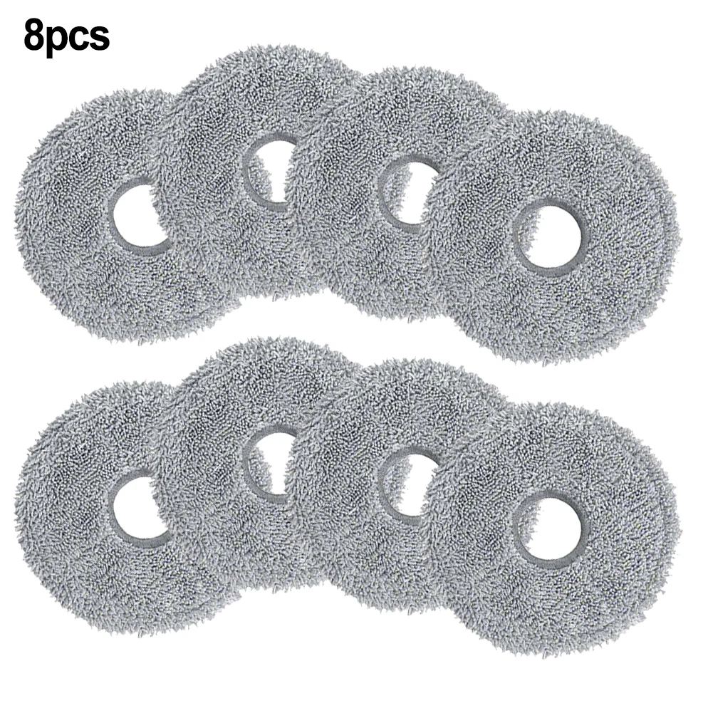 Cleaning Accessories Microfiber Mop Pads 8 Pack Mop Cloths Easy Installation Mop Cloth Efficient Mopping Solution