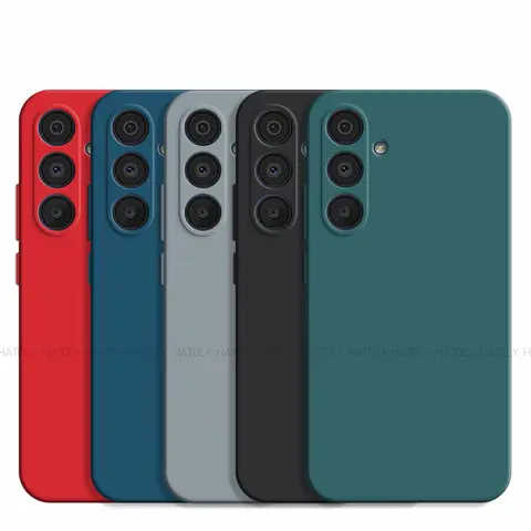 For Samsung Galaxy A34 5G Case Cover Samsung Galaxy A04E A14 A34 A54 5G Cover Shockproof Liquid Silicone Cover Samsung A34 5G