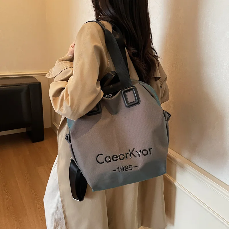 

Large Capacity Women Backpack Casual Trend Travel Tote Bag Multifunctional Handheld Shoulder Bag