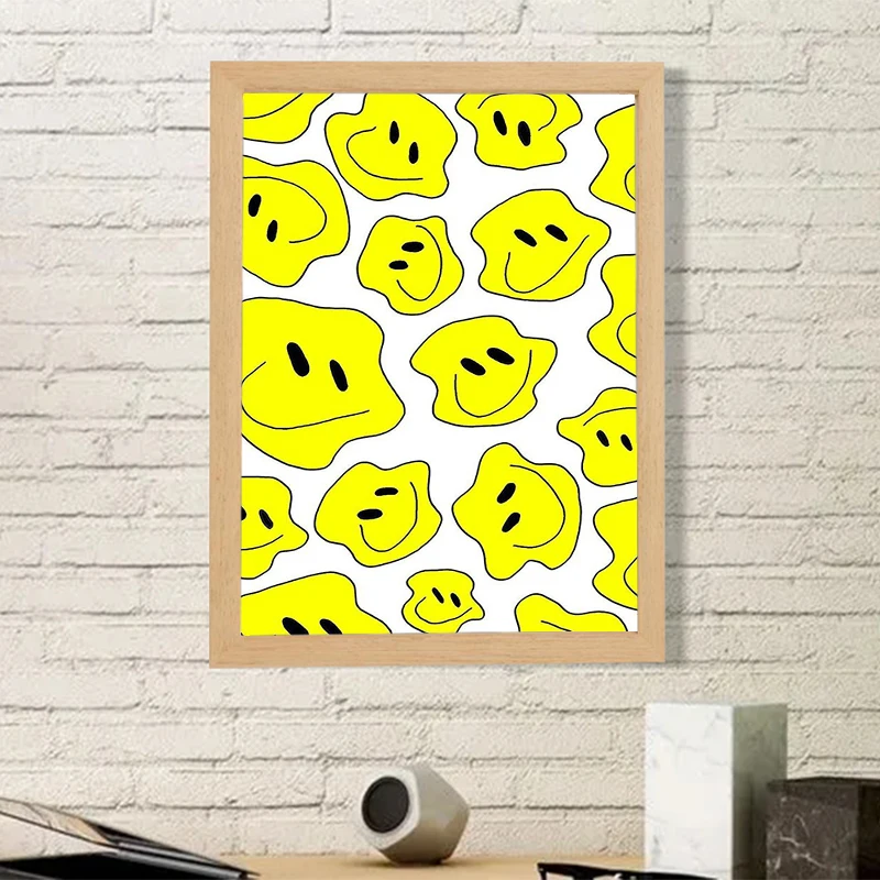 

Home and Decoration Fashion Smile Pattern Posters for Wall Art Canvas Poster Decorative Painting Cute Room Decor Decorations the