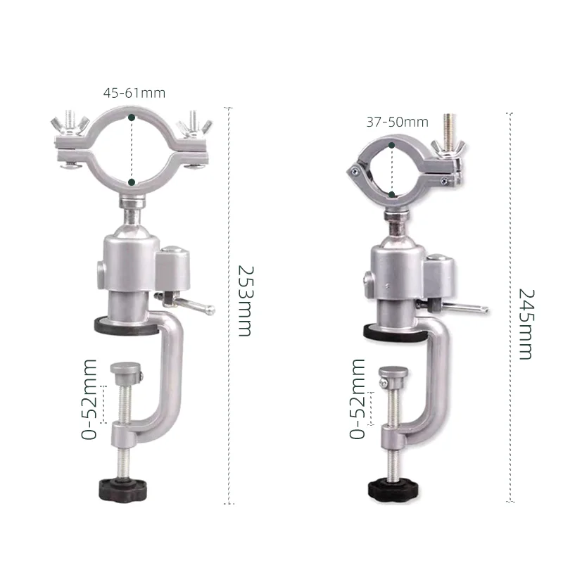 Swivel Stand Bench Vise Clamp Electric Drill Stand Holder Bracket Multifunctional Rotating Table Vise