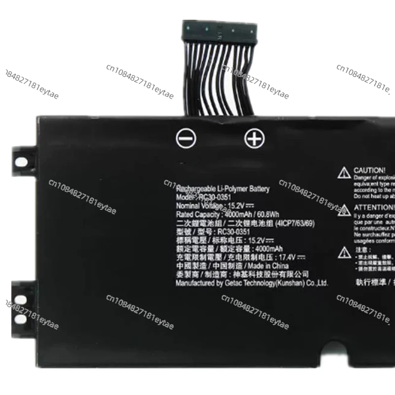 New RC30-0351 4ICP7/63/69 Laptop Battery 15.2V 60.8Wh 4000mAh For Razer Blade 15 Base 2020 2021 RZ09-03519E11 RZ09-0369X