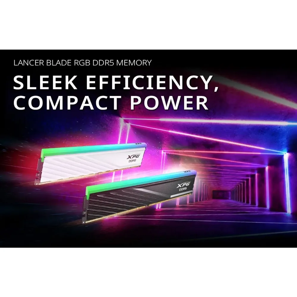 

Lancer Blade RBG DDR5 6000MHz CL30 32GB (2x16GB) PC5-48000 RAM 288-Pins UDIMM Desktop Memory Kit Black, Custom