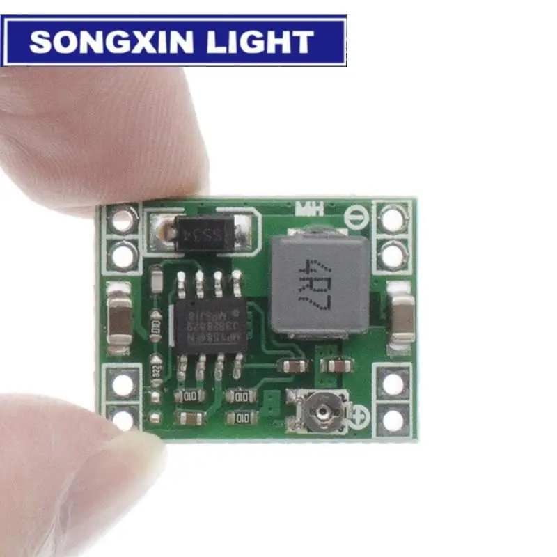 SAMIROB MP1584EN Módulo de fuente de alimentación reductor de DC-DC de tamaño ultrapequeño módulo reductor ajustable 3A super LM2596 XM1584