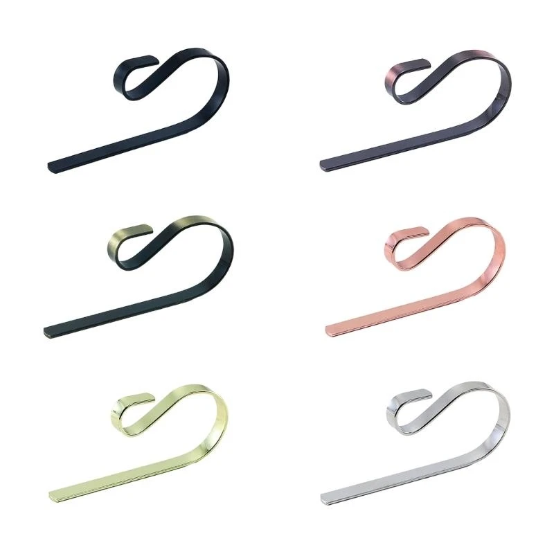  Christmas Stocking Hook Fireplaces Hanging Hooks Metal Hanger for Festival Decor