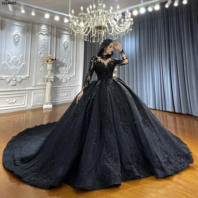 Vestido de novia negro AliExpress