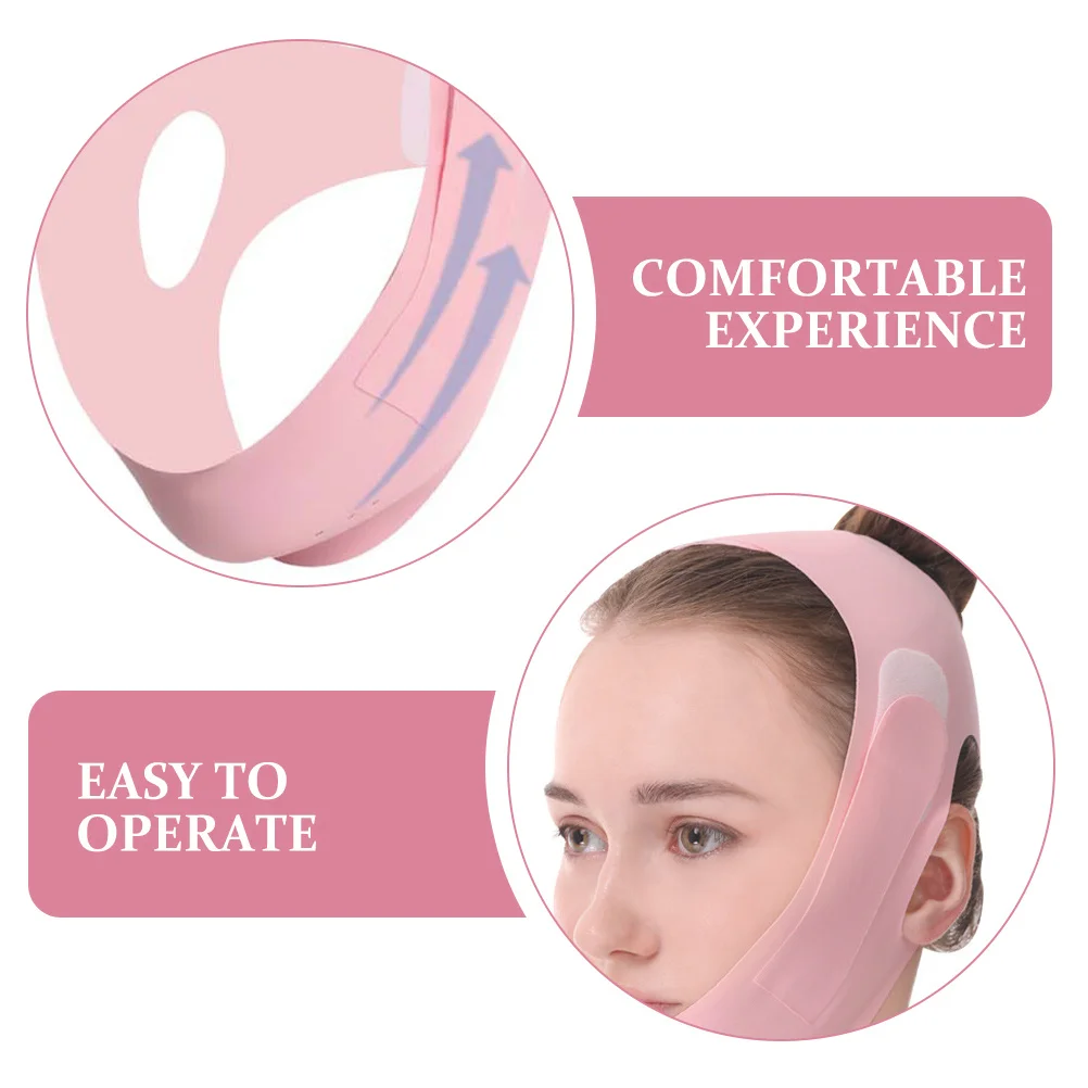 Herbruikbaar hefmasker Kinliftband Dubbele kin Gezichtsvormer Gezichtsbeeldhouwen Masker Slaapriem