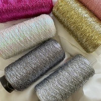 1MM Metallic Yarn Sliver Cord Thread Glitter Crochet Net Bag Kniting Crafts Handmade Handbag Purse Needlework Sewing Material