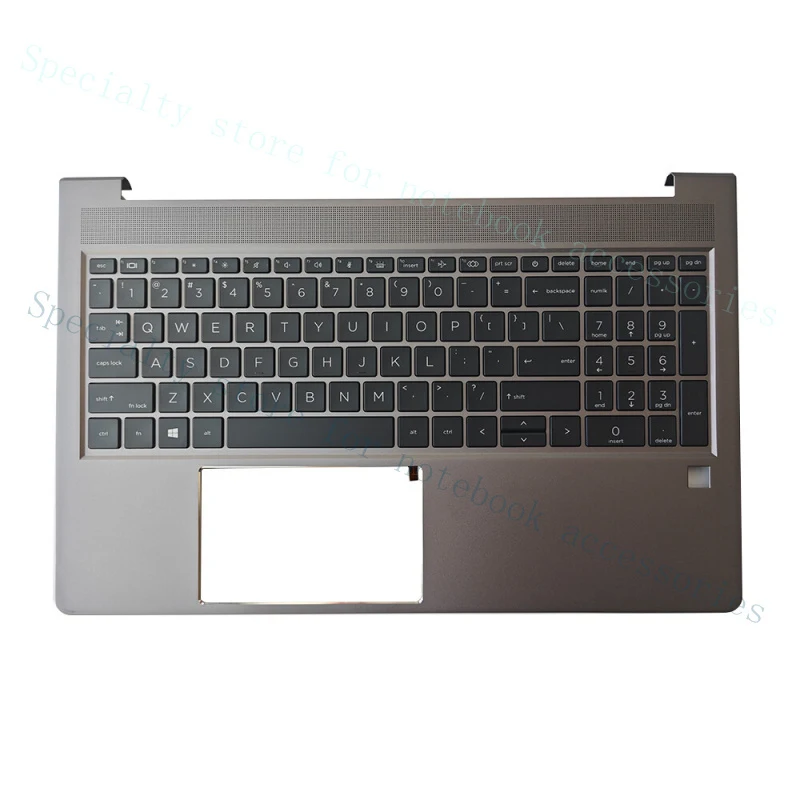

A+ For HP ZBOOK Power 15 G8 G8 Palmrest w/Keyboard White Backlit Gray