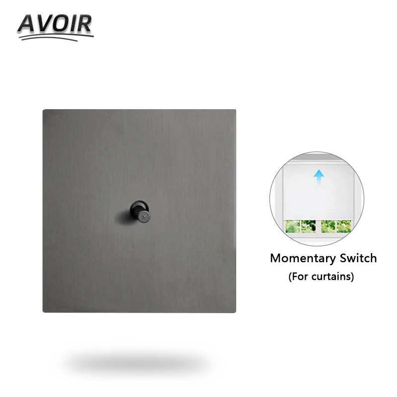 

Avoir Retro Lever Light switch Usb Wall Socket Gray Wall Toggle Switch Panel Led Dimmer Curtains Electrical Sockets And Switches