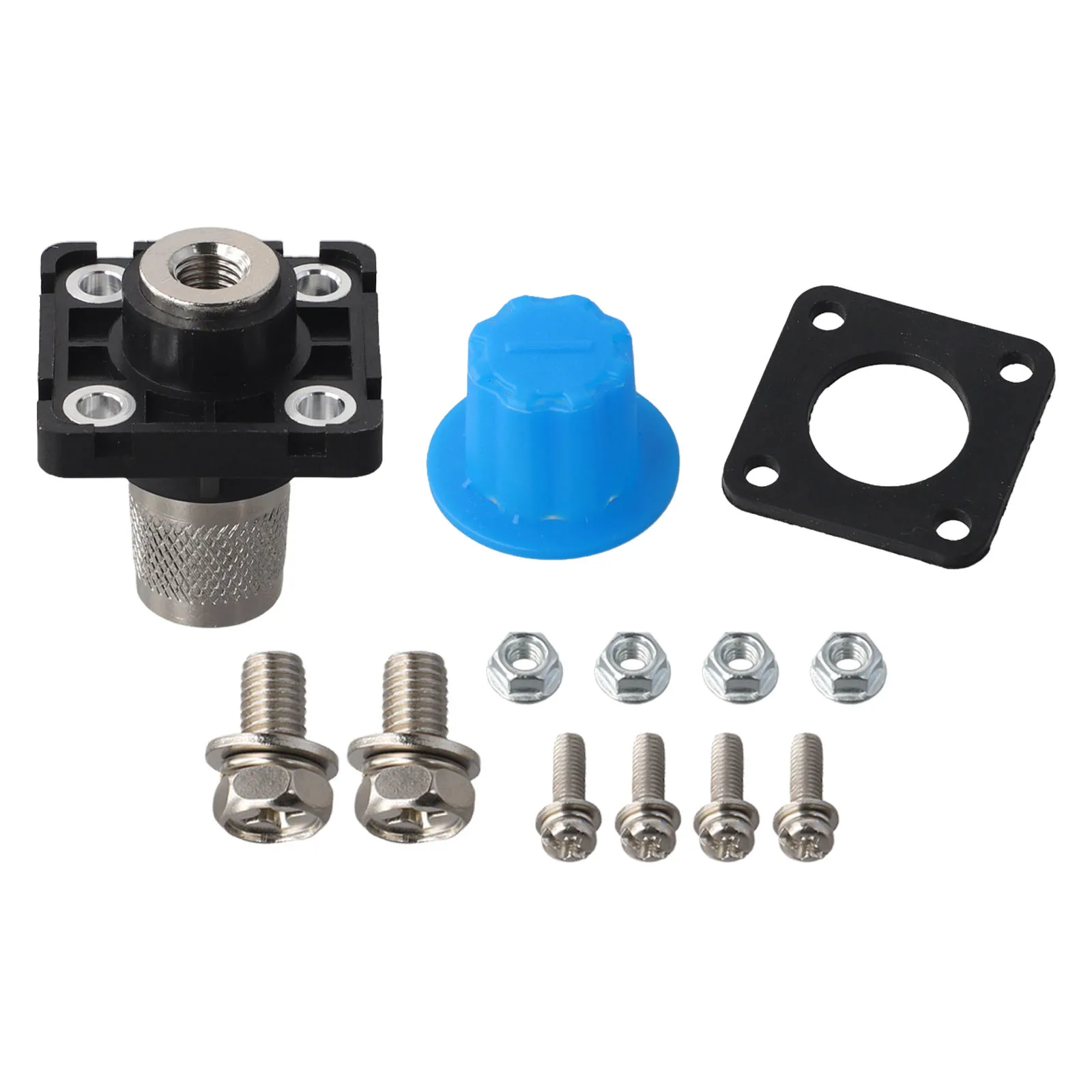 250A Energy Storage Battery Terminal with Copper Construction Nickel Plating Snap Cover and M8 Mounting System