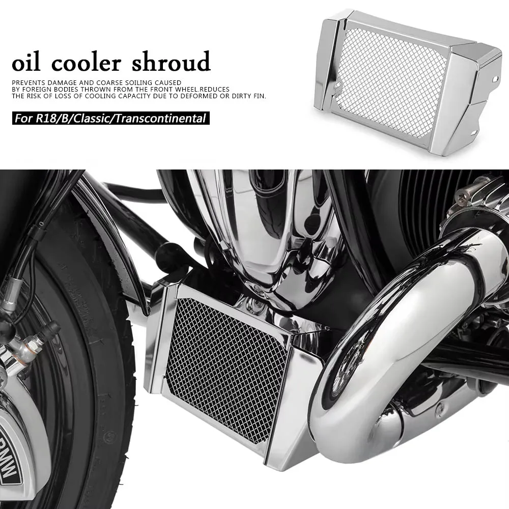 

Fit For BMW R18 B Classic Transcontinental New Radiator Grille Guard Protector Grill Cover Protection R 18 2020 2021 2022