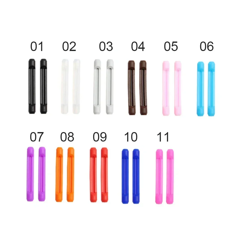 1 Pair High-Quality Silicone Non-Slip Glasses Temple Ear Pad Frame Foot Cover Soft Accessory for Enhanced Grip And Comfort