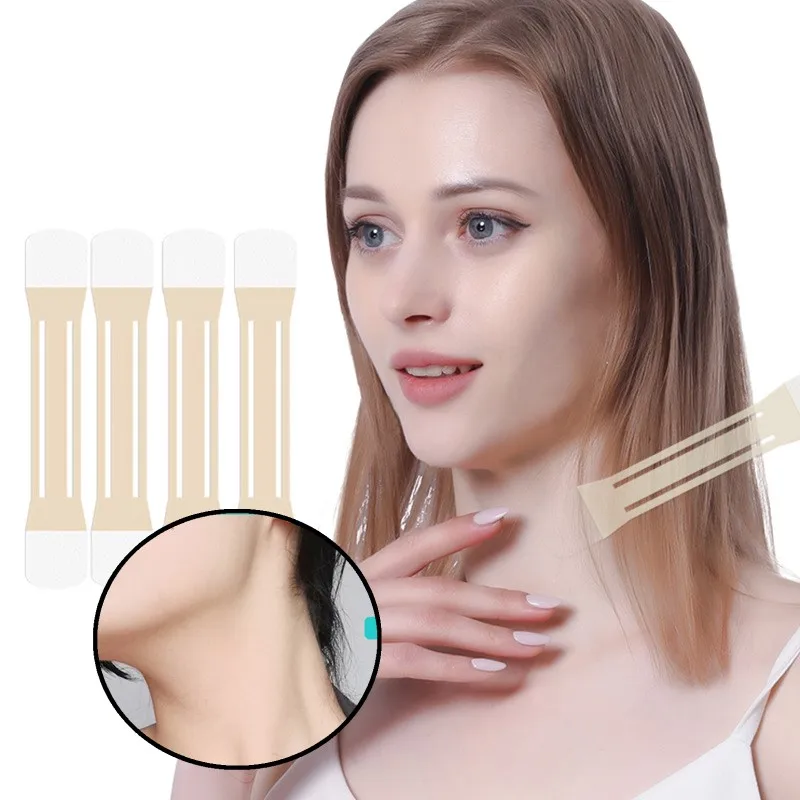 

12Pcs Makeup Invisible Neck Lifter Bandage Anti-wrinkle V-Shape Reduce Double Chin Skin Face Lift Up Adhesive Tapes