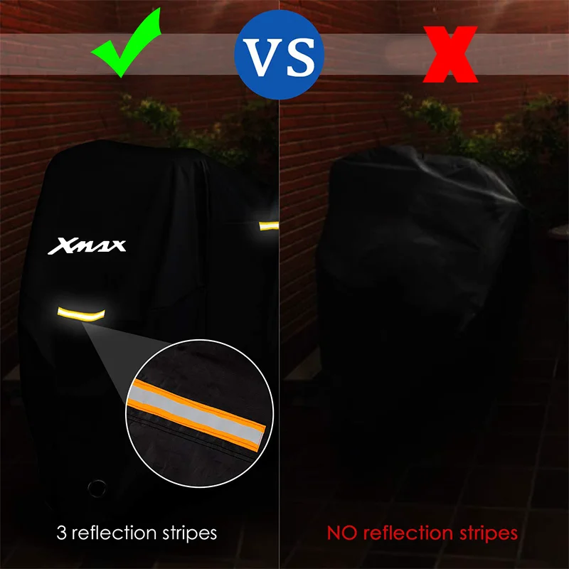 For YAMAHA XMAX X-MAX 125 250 300 400 Motorcycle Cover Outdoor Waterproof Uv Protector Dustproof Rain Covers