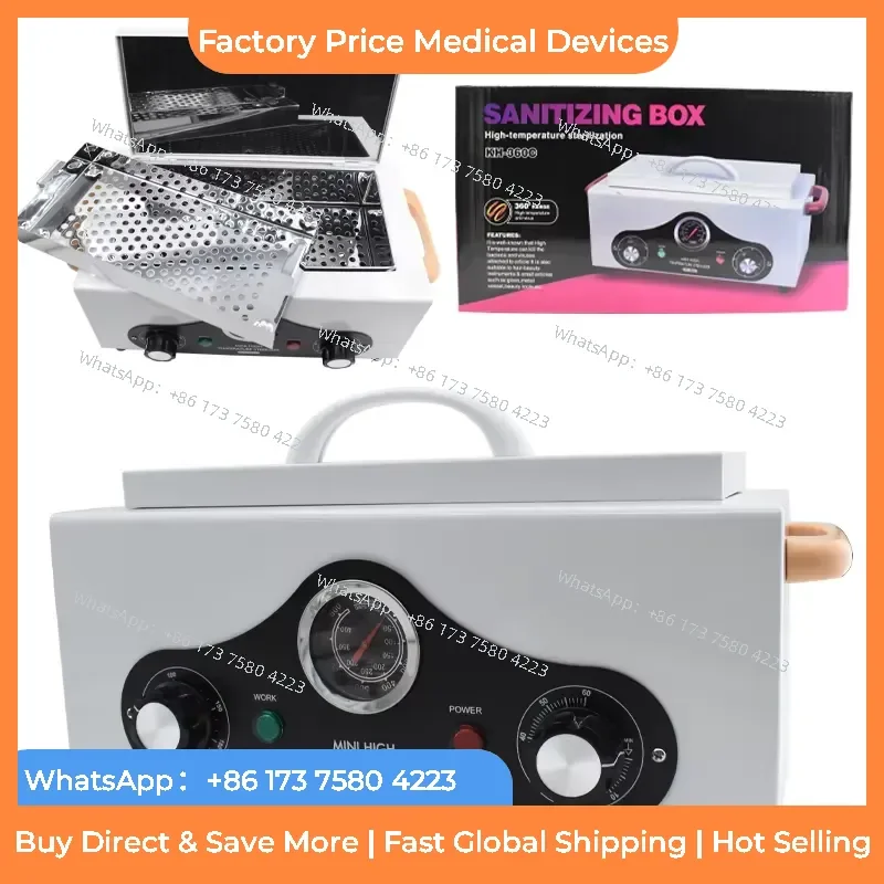 2026-portable-sterilization-box-professional-mini-dry-heat-high-temperature-autoclave-manicure-tool-for-nails-fast-shipping