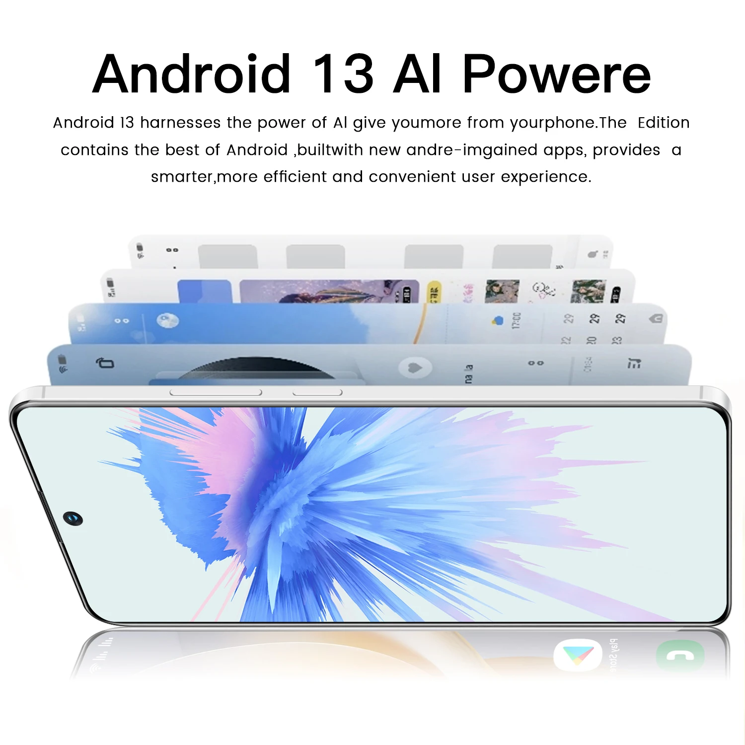 Global S10 PRO 7.3 HD Screen 16G+1TB Smart Phone 8000Mah Android 13 Celulare Dual Sim Face Unlocked 5G Original Mobile Phone