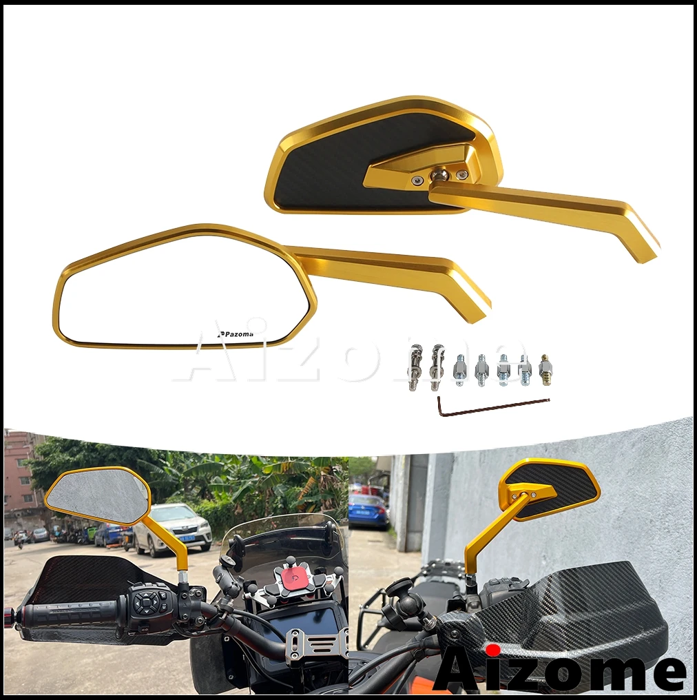 Motorcycle Oval Mir…
