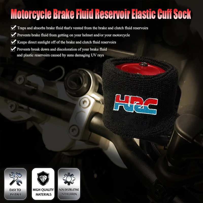 Motorcycle Front Brake Fluid Oil Clutch Reservoir Cover Sock Fit For CBR 1000RR 600RR 600 F4S F4i 250R 900RR 929 954 CBR650R