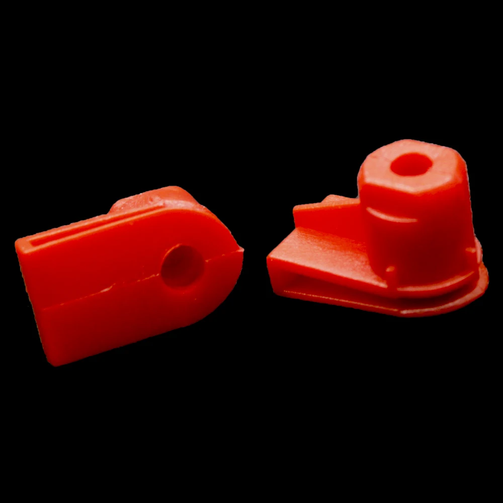 30Pcs Car Fastener Clips Auto Bumper Clips Wing Mounting Grommet Nuts Screws Red Plastic for Opel Vauxhall