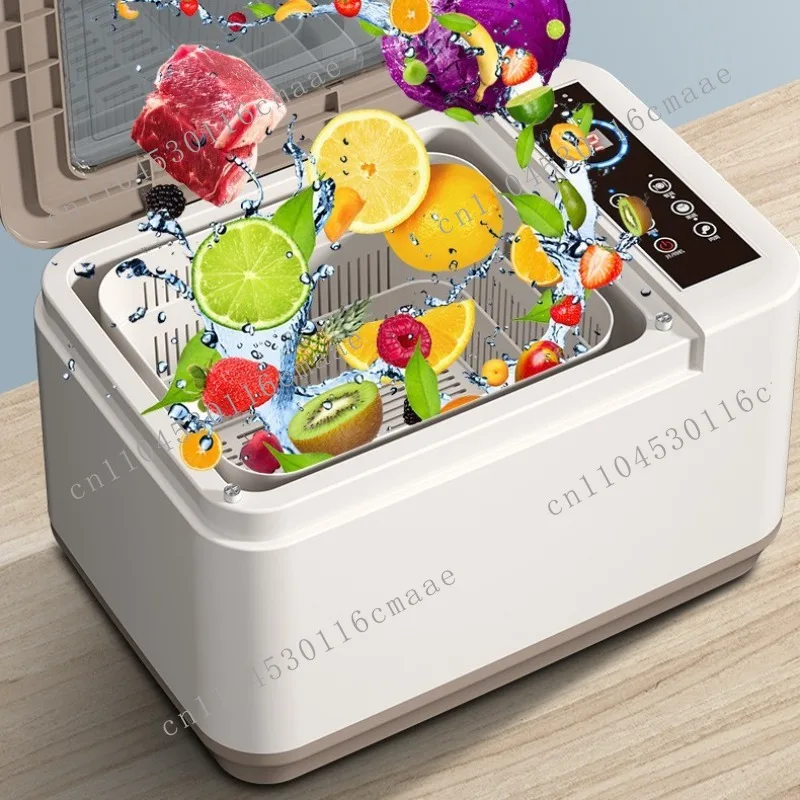 Fruit and vegetable cleaning machine, household use, removal of pesticide residues, intelligent sterilization purifier