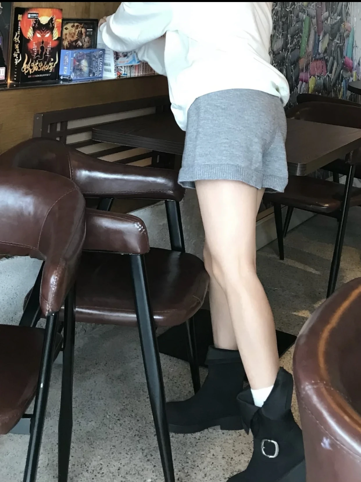 Pantalones informales coreanos Sle de cintura alta y pierna recta de punto para mujer, temporada de primavera y otoño, Color para ir al trabajo