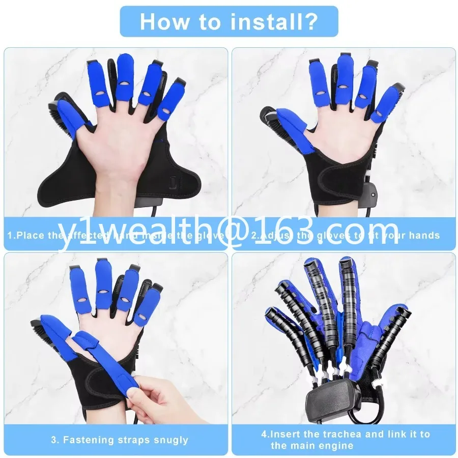 Hand Rehabilitation Robot Stroke Hemiplegia Cerebral Infarction Training Equipment Finger Exerciser Device