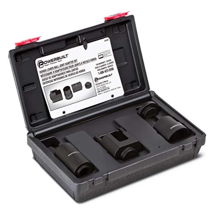 

Lower Ball Joint Adapter Remove Replace Install Ball Joints Brake Anchor Pins Service Set - 641321
