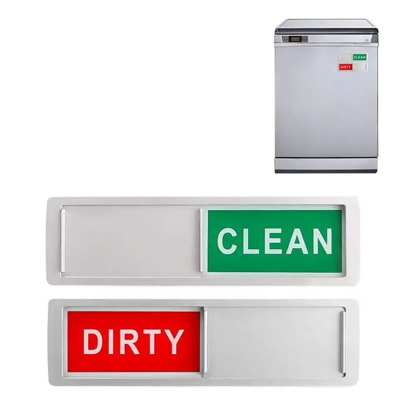 Dirty Clean Dishwasher Magnet Stylish Universal Kitchen Dishwasher Non Scratching Refrigerator Magnet Clean Dirty Sign Indicator