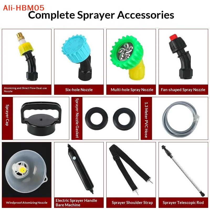 (HB05)Electric Sprayer Accessories Stainless Steel Telescopic Spray Bar Multi-Hole Nozzle Gasket Extended Water Hose Universal