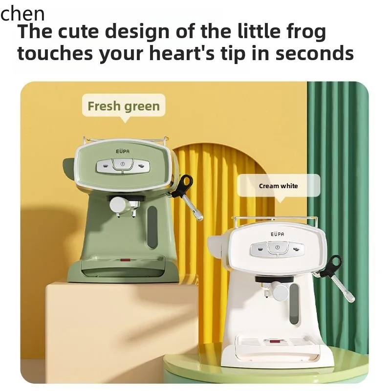 Кофемашина ZML, бытовая, маленькая, концентрированная, полностью полуавтоматическая, со встроенной паровой пеной для молока, коммерческая