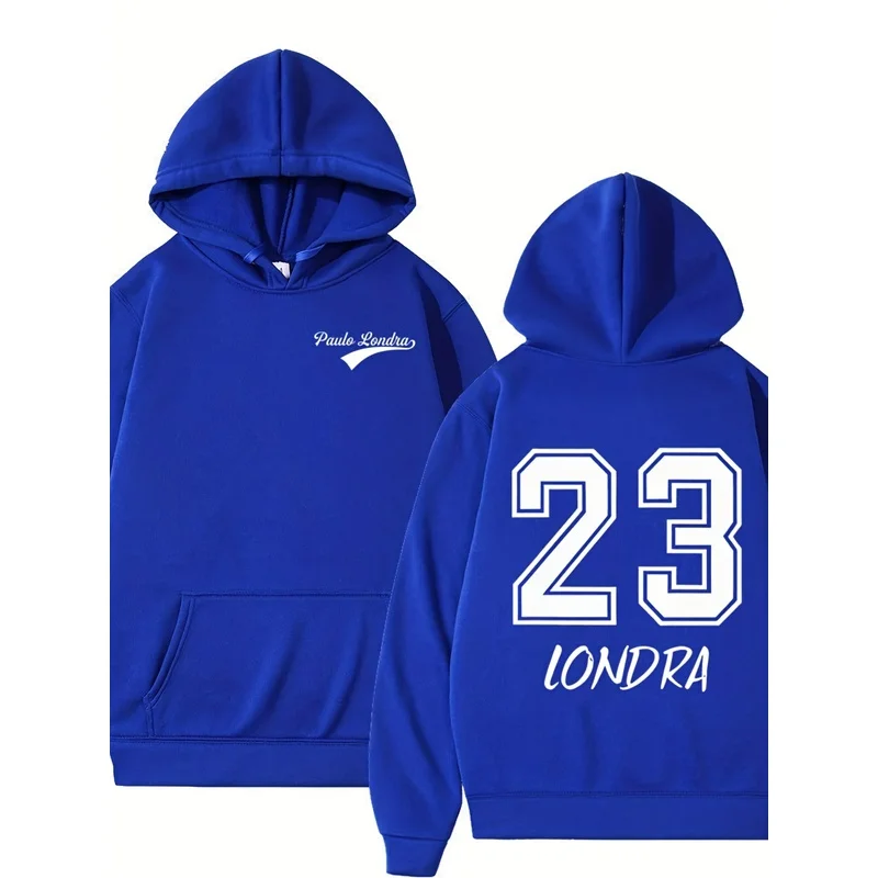 rapperPaulo LondonLogo-patterned hoodies, available in men's and women's sizes, casual style, and machine washable.