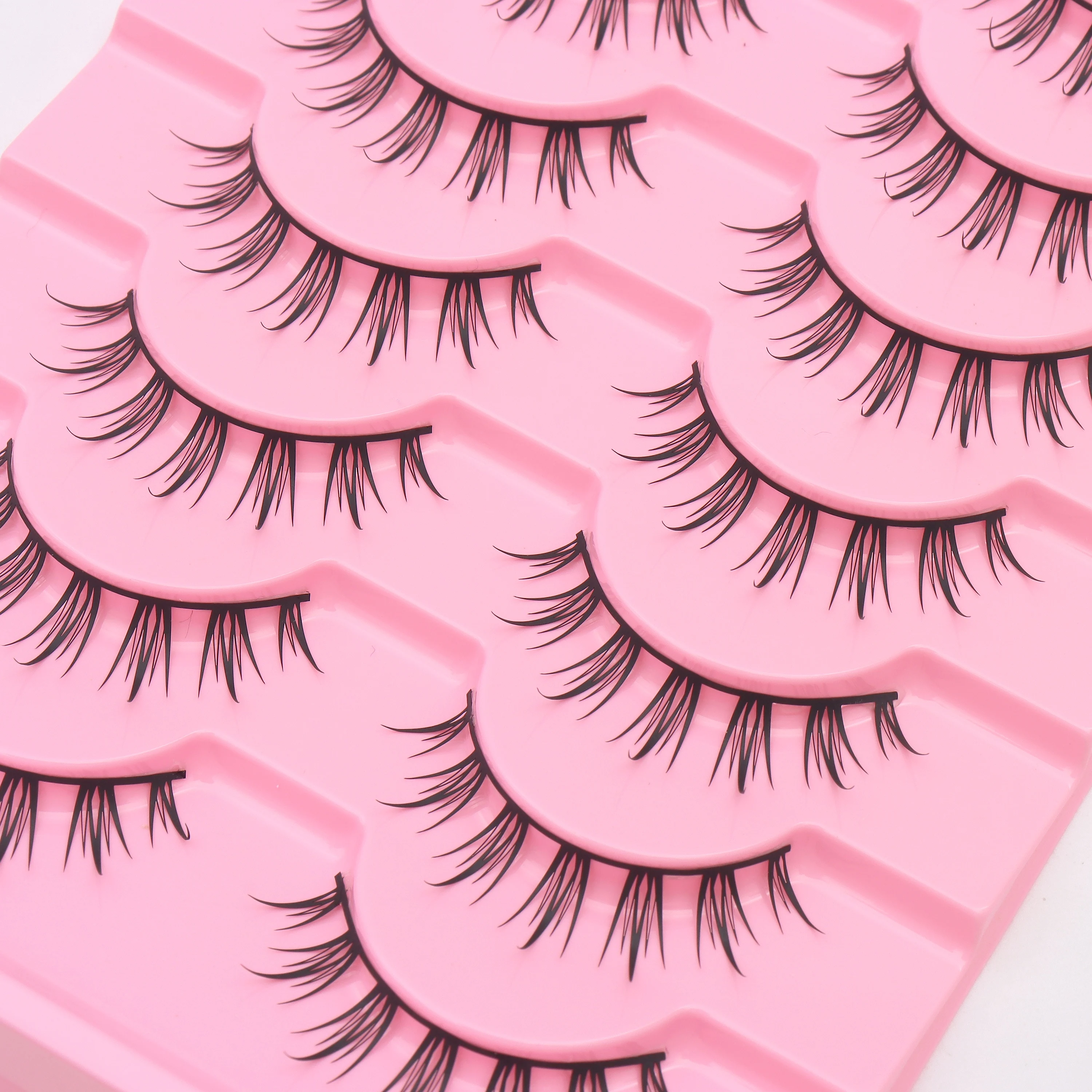 DINGSEN Anime-Wimpern, Vollstreifen-Wimpern, 10 Paar, dicke Wimpern, wiederverwendbare falsche Wimpern, Großhandel für Make-up, Beauty-Wimpern – Detail 18