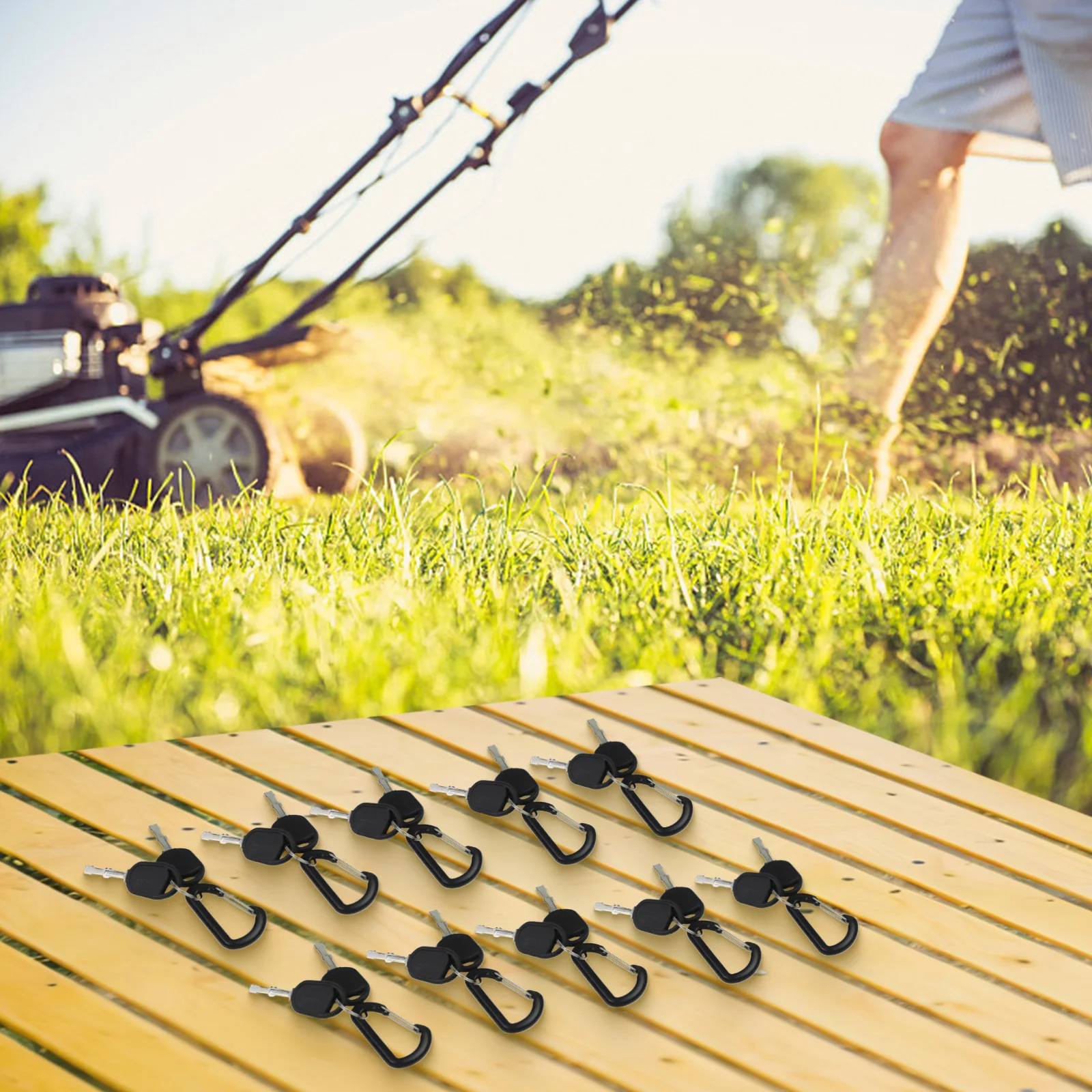 

Lawn Care Tools As Shown Riding Mower Key Adapter 10 Keys Included Robust Key Construction Easy Identification Keys