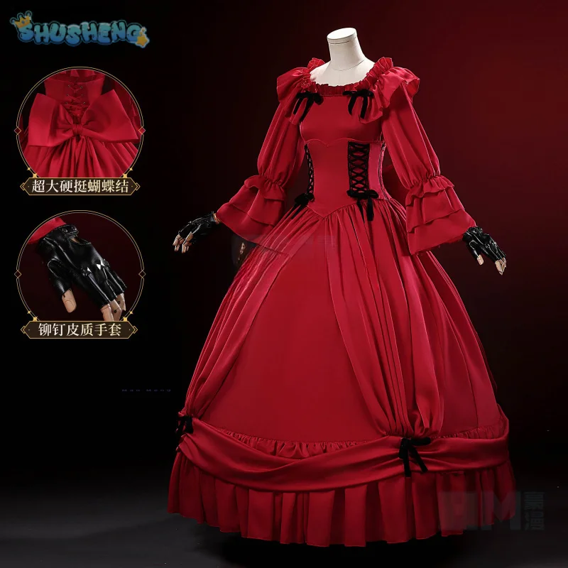 أنيمي قد أطلب شيء نهائي واحد القرمزي El Vandimion تأثيري حلي فتاة لوليتا فستان أحمر اكسسوارات هدية حفلة عيد الميلاد #3