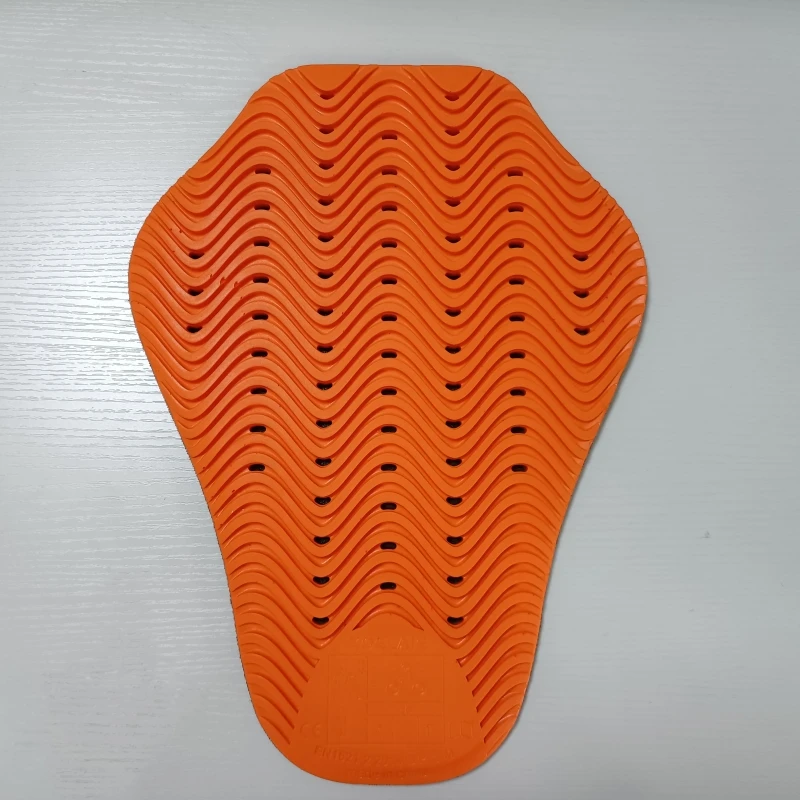 Orange/Green Universal CE1 Certified Motorcycle Built-In Protective Gear Jacket Insert Back Protector